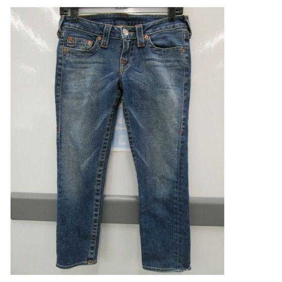 True Religion Kate Cropped Ankle Jeans 27‎ - Picture 2 of 11